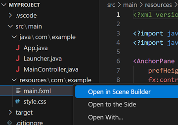 Scene Builderの開きかた